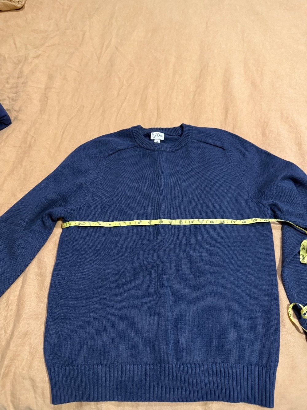J.Crew Classic Cotton Crewneck Sweater, Navy, Medium